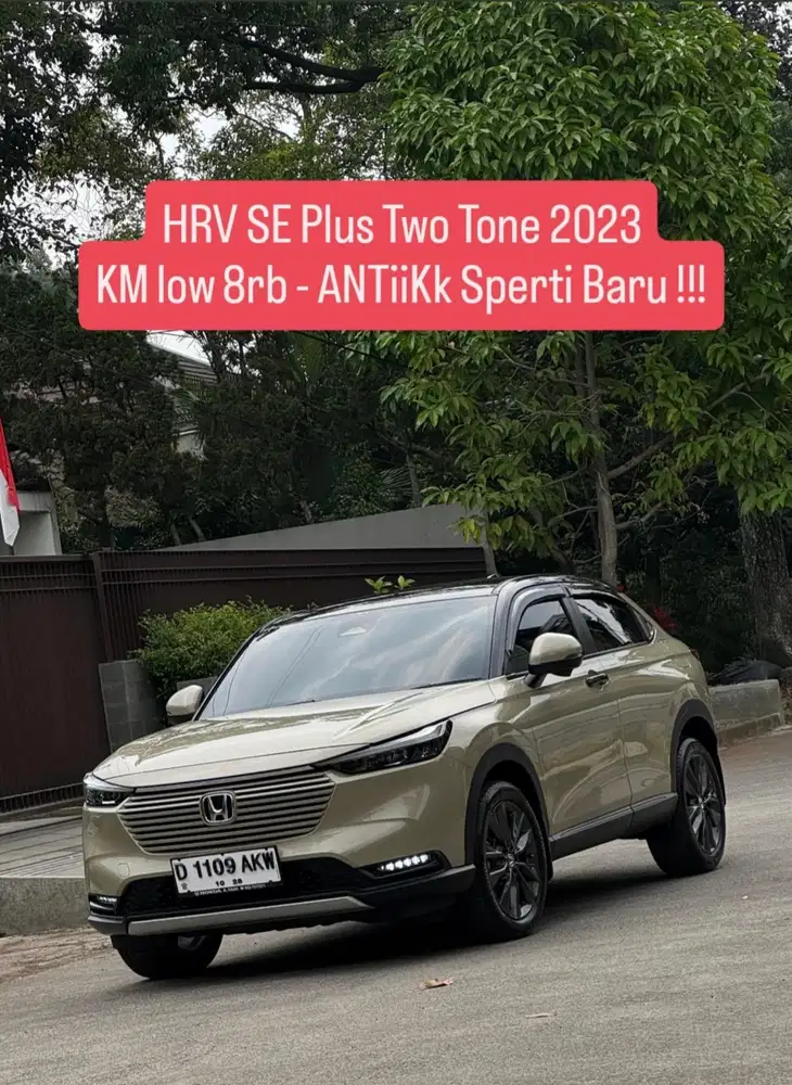 KM 8rb Like New - HRV SE Plus 2023 pk an 2024 bandung murah istw