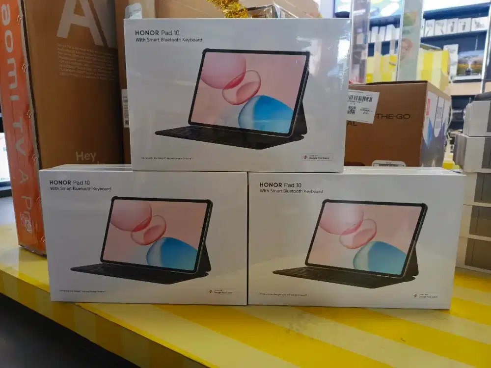 Ready Tablet Honor pad10, bisa cicilan bunga 0%, DP 0%, biaya admin 0%