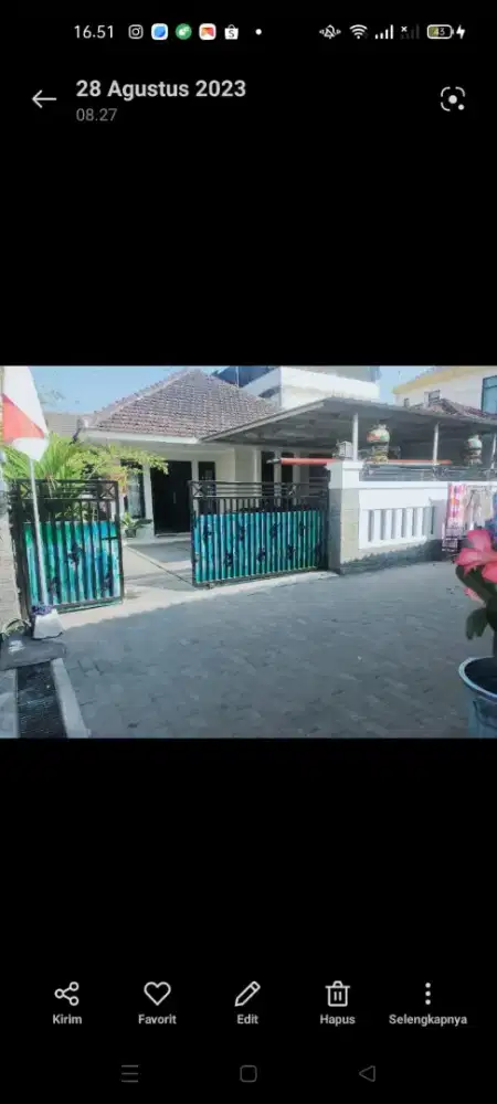 Dijual rumah di belang hotel nitipuran, ngestihatjo kasian bantul,