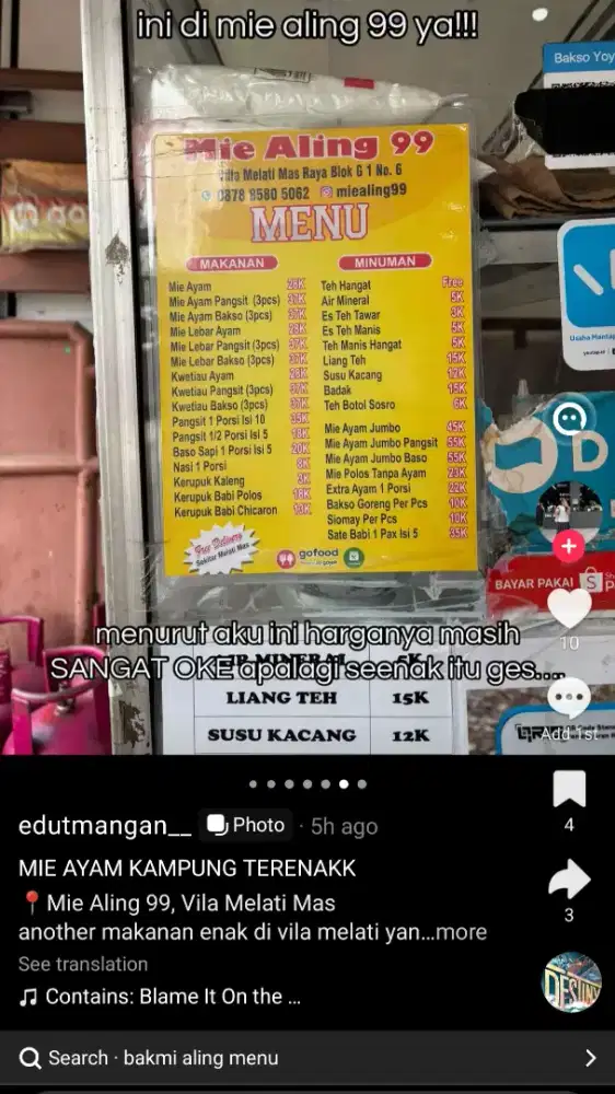 Dicari karyawati buat mie ayam