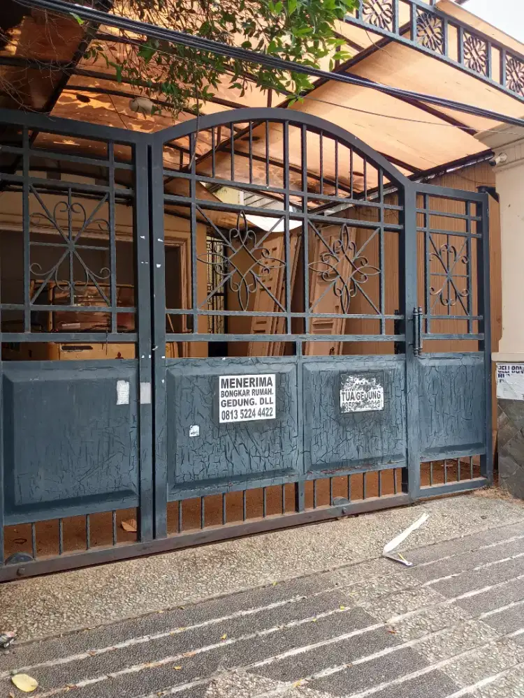 Pintu gerbang dorong 450x250