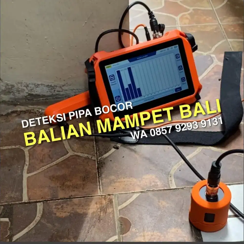 TUKANG PIPA BOCOR & DETEKSI / CARI KEBOCORAN PIPA BAWAH TANAH