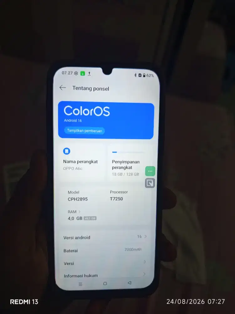 HP oppo a6c baru beli kemarin gak ada minus sama sekali