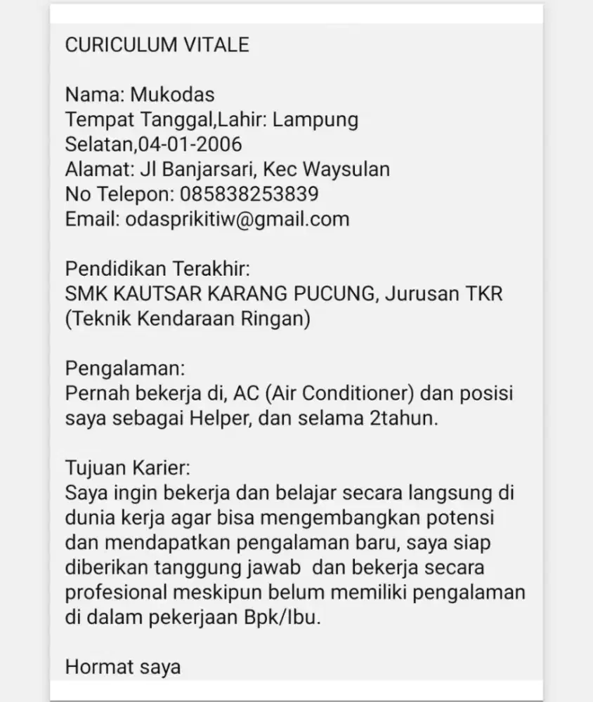 Cari loker 2026
