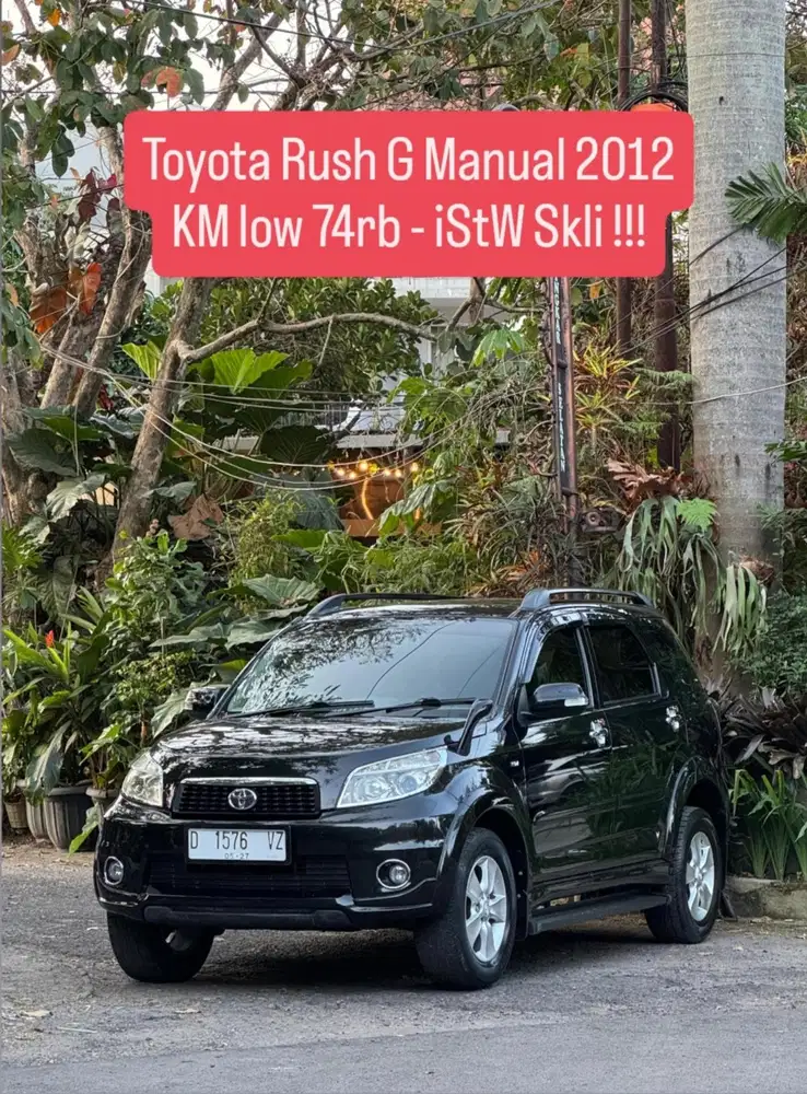 Rush G Manual 2012 pk an 2013 jok 3 baris istw murah bandung