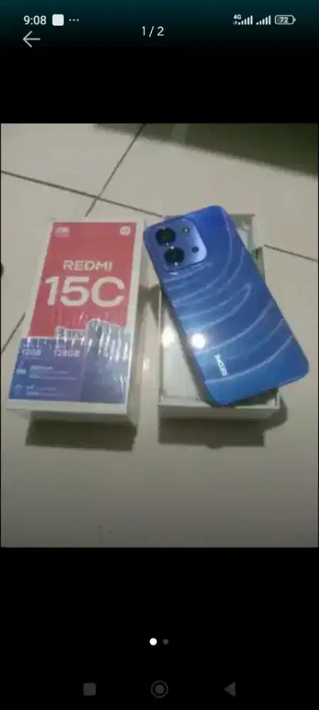 Redmi 15c ram 6+6/128 mulus fullset