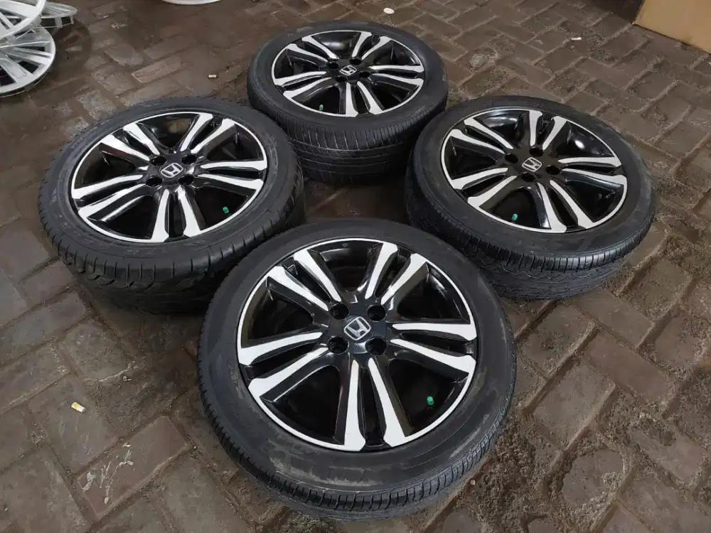 Velg Ban Tebal 88% Ori Honda Jazz RS R16 Brio Mobilio Freed Civic City