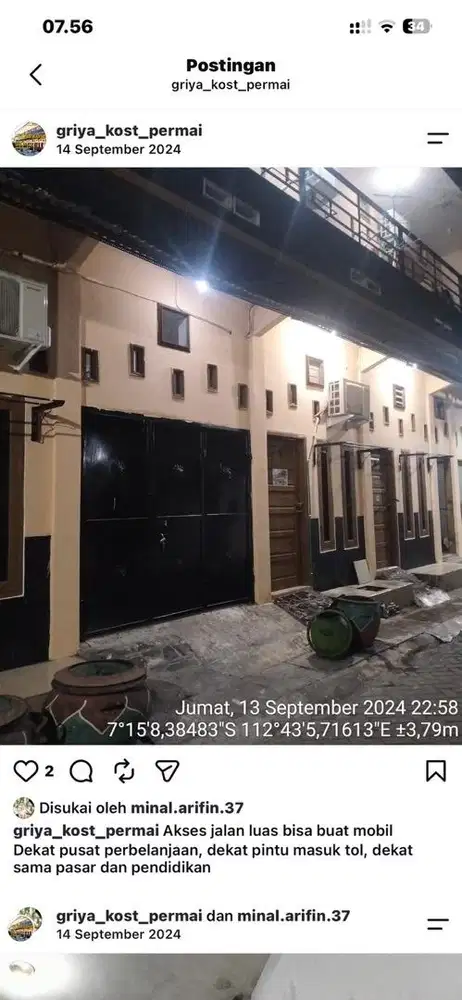 Kost murah pasutri
