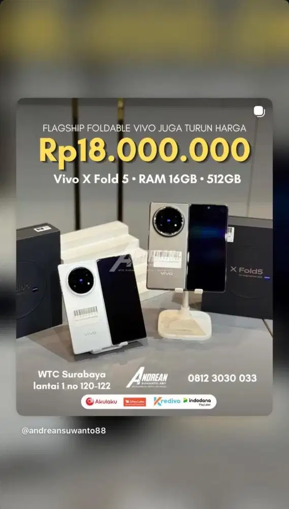 Second Vivo X Fold 5 16/512 gb