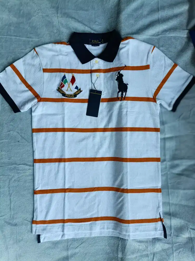 polo ralph lauren L custom fit baru ori harga pas net