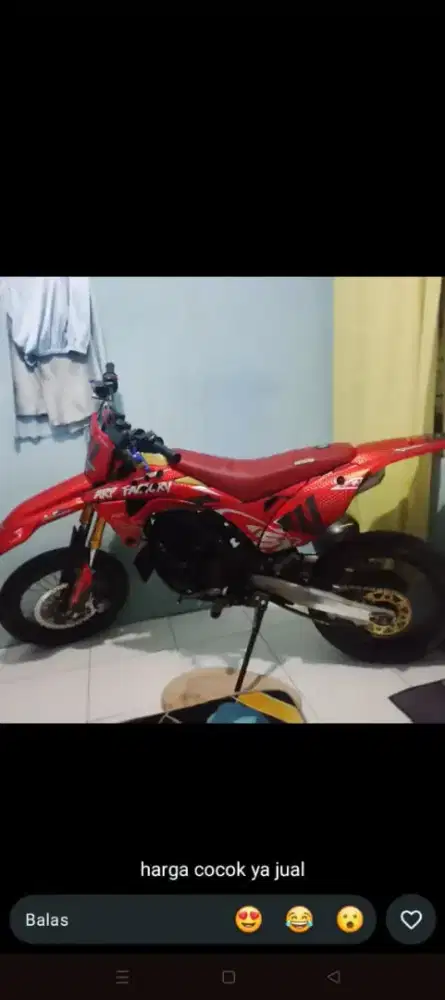 Di jual motor trail Kawasaki KLX 150