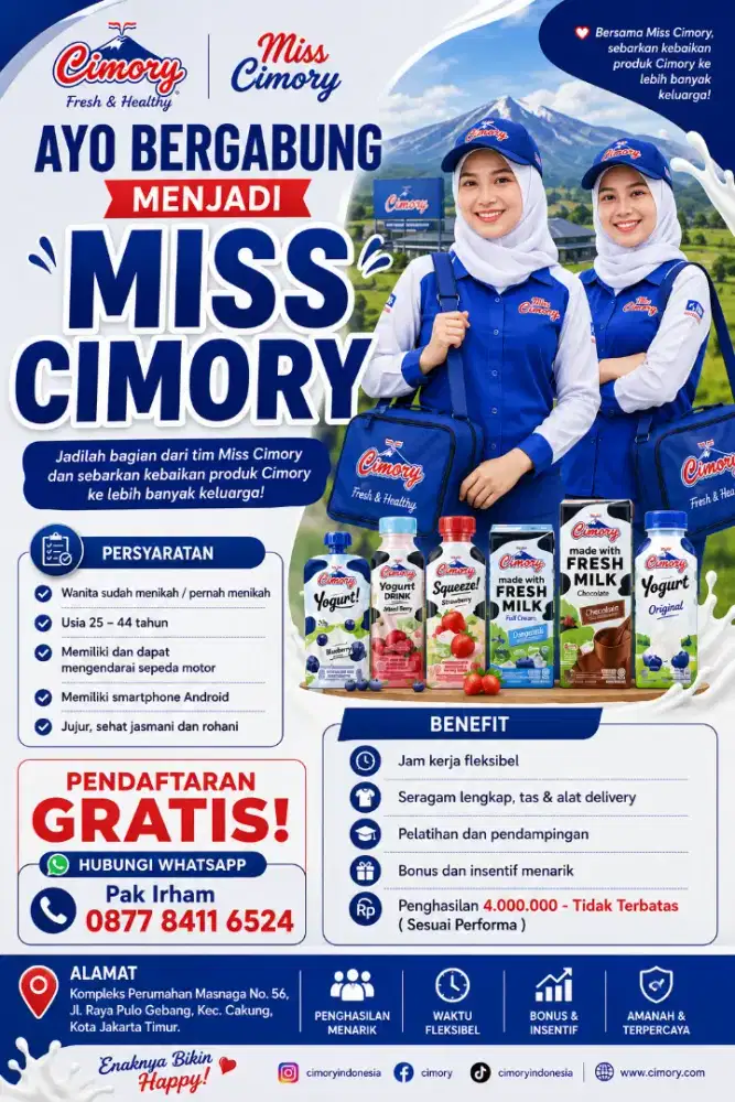 YUK BERGABUNG MENJADI MISS CIMORY