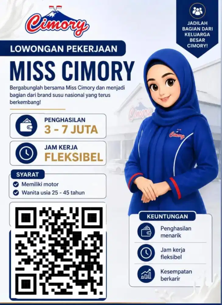 Lowongan pekerjaan Miss Cimory