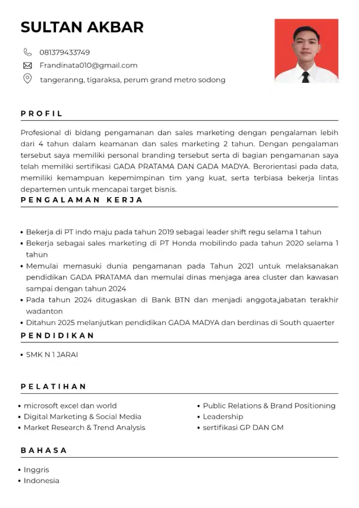 Mencari pekerjaan
