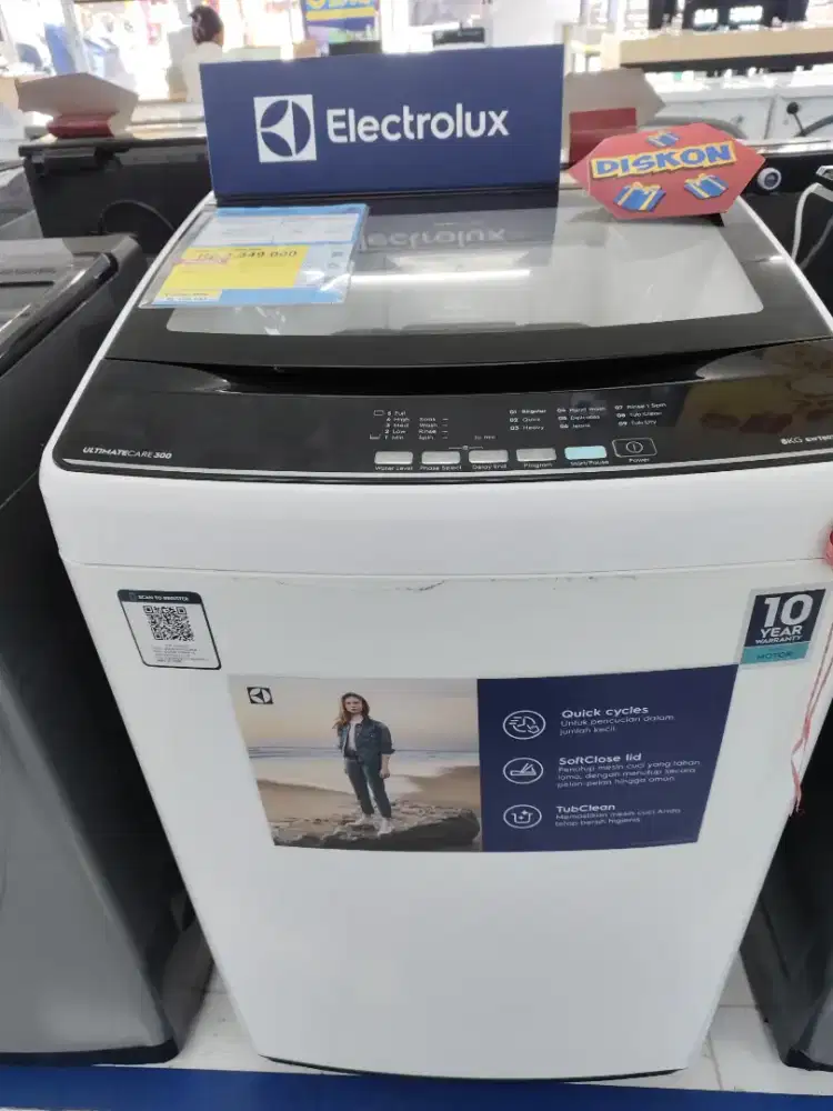 Mesin cuci Electrolux 8KG cicilan bunga hungga 0% menggunakan Kredivo