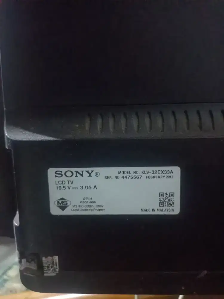 Sony bravia 32 inc