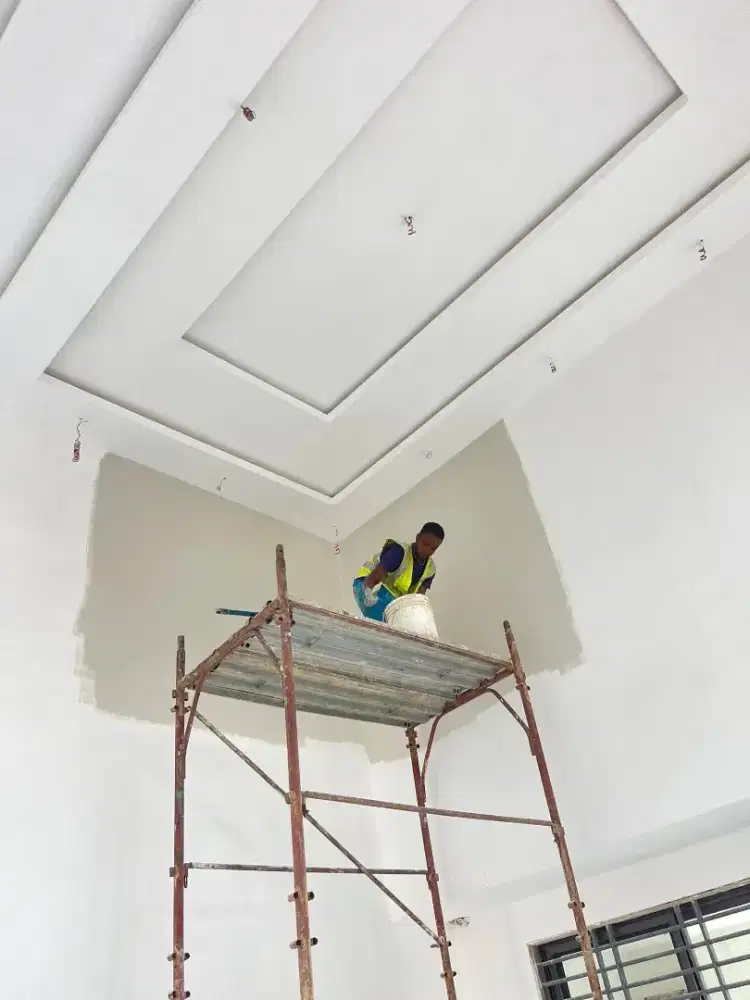 Plafon PVC terpasang