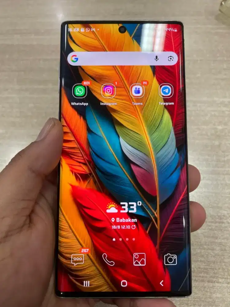 Samsung Note 10 12/256 Layar Lengkung
