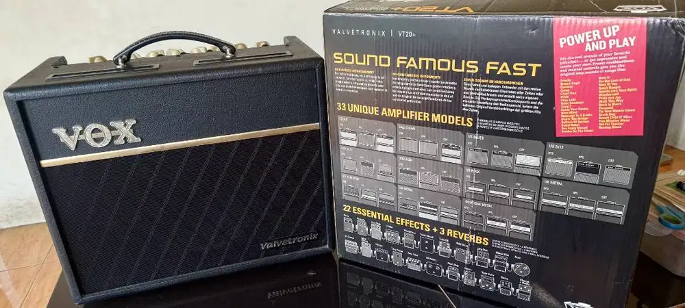 WTS : Ampli Gitar Hybrid Vox Valvetronix VT20+ (Original)