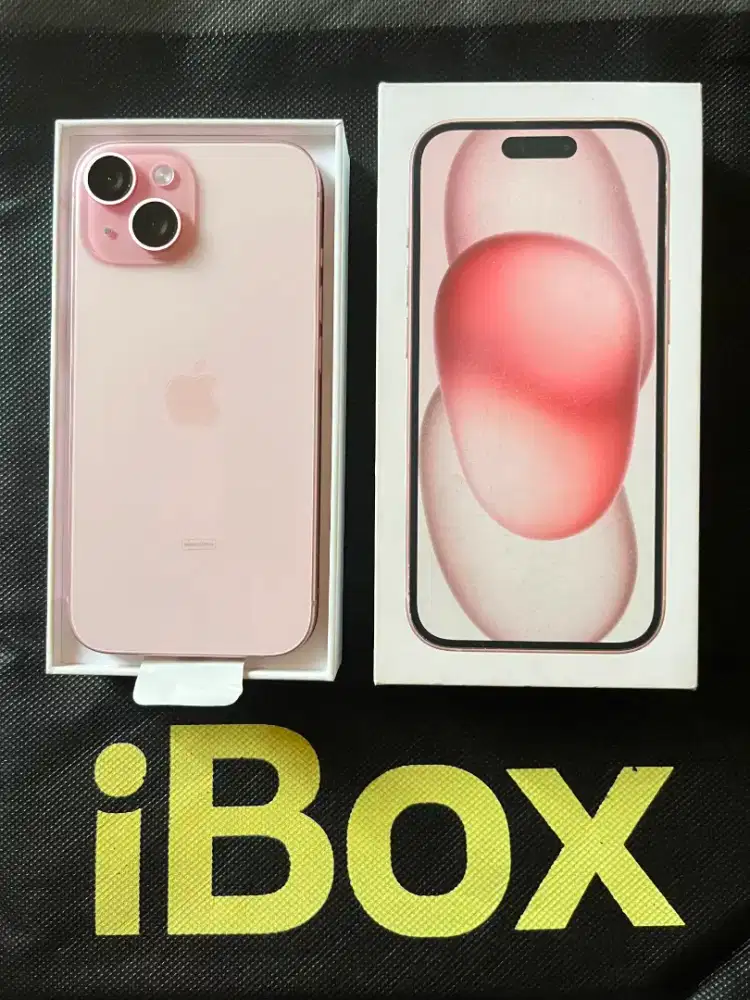 Iphone 15 256gb Pink IBOX (hanya bukak segel) BISA NEGO TIPIS