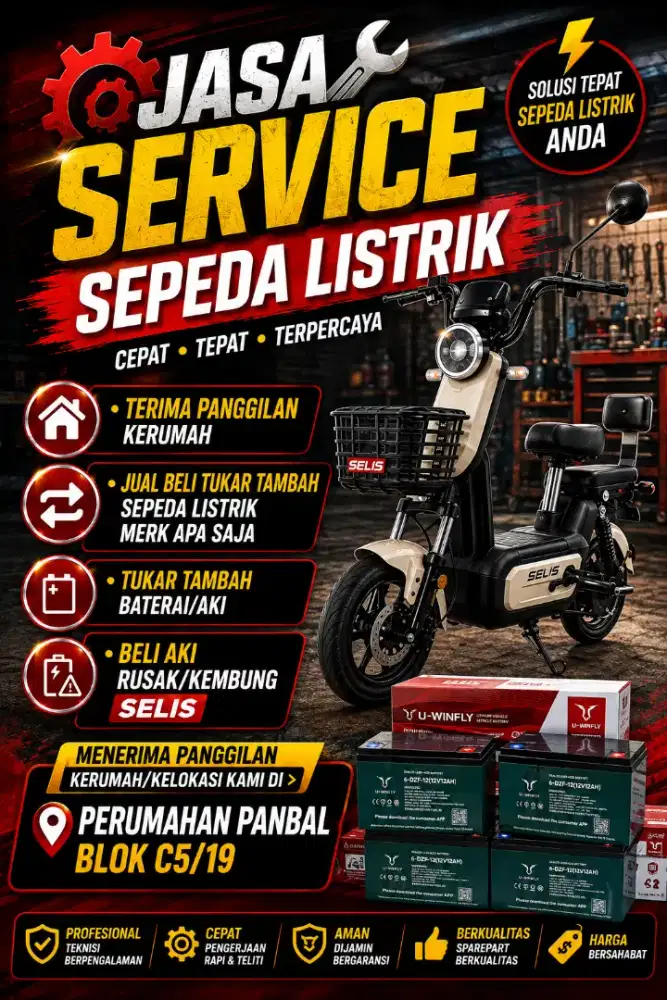 Jasa Service Sepeda Listrik