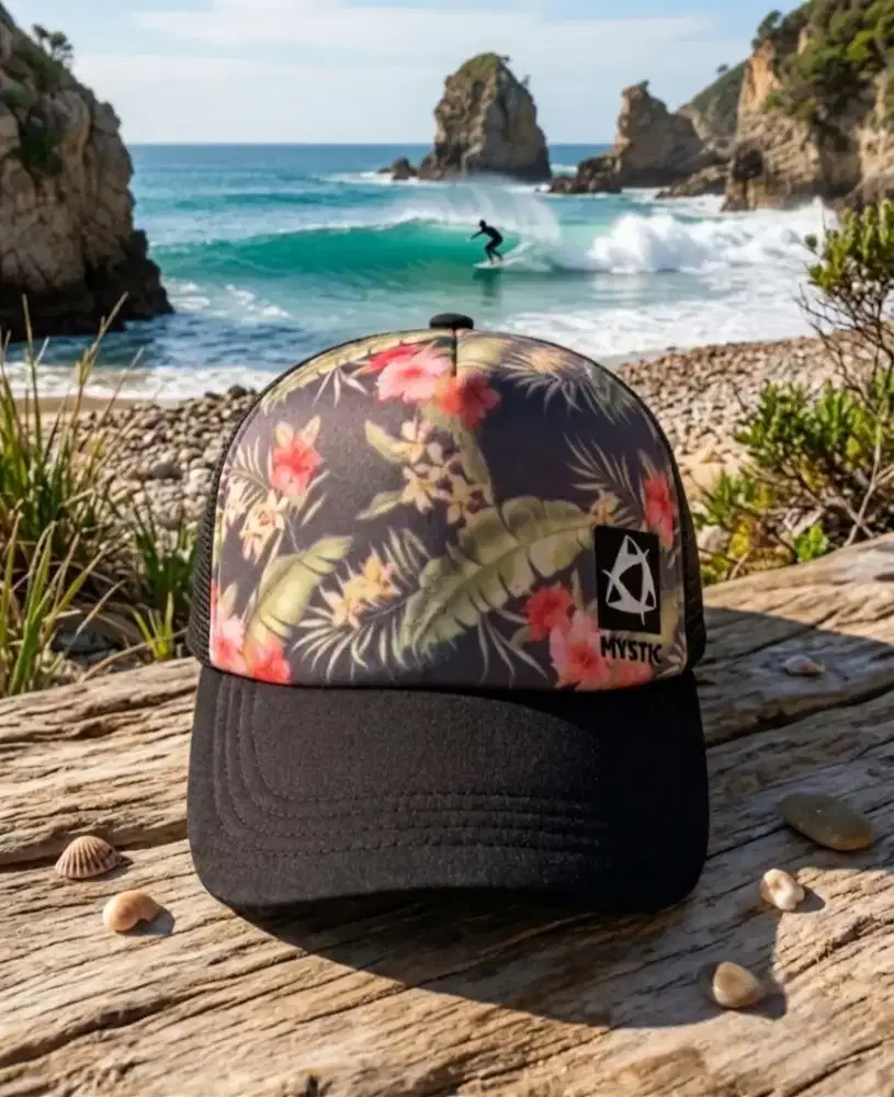 Topi Trucker Mystic Original Second Warna Hitam