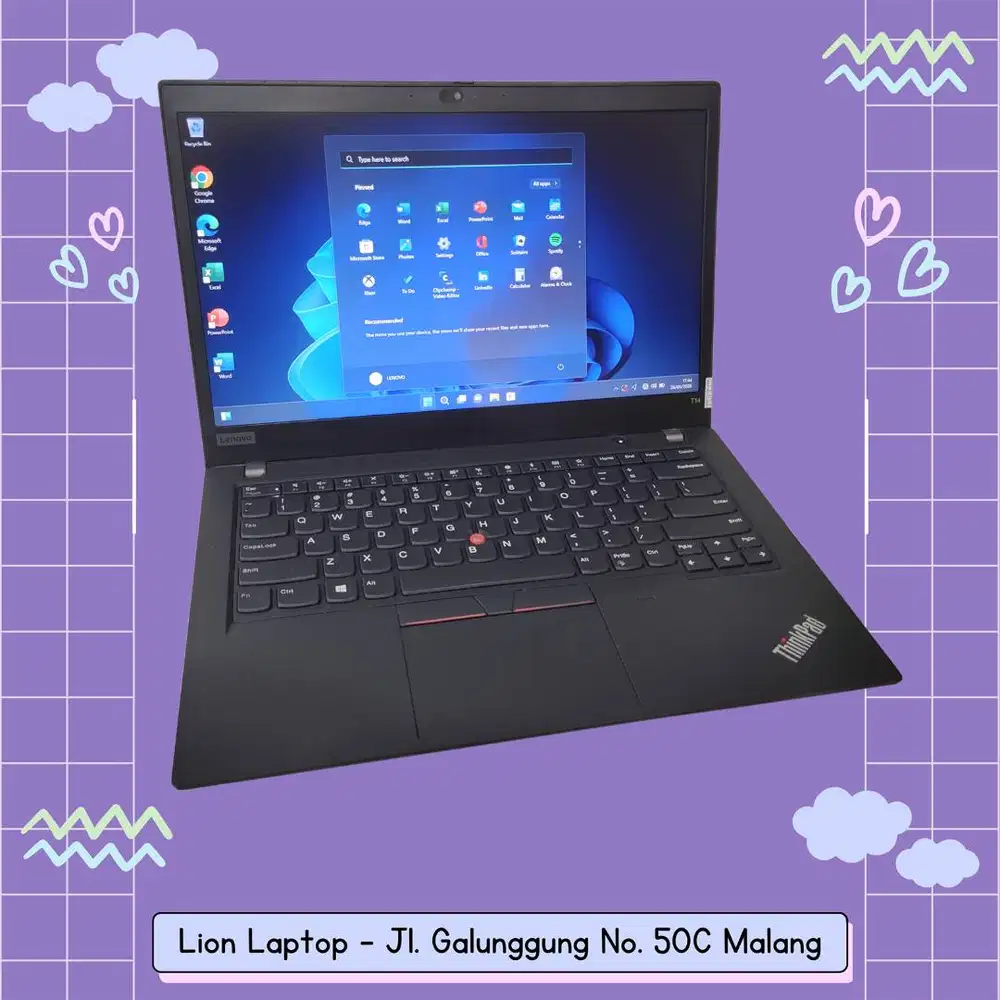 RAM 16GB Core i5 Gen 10 SSD 256GB Lenovo Thinkpad T14 gen 1 [24|08]
