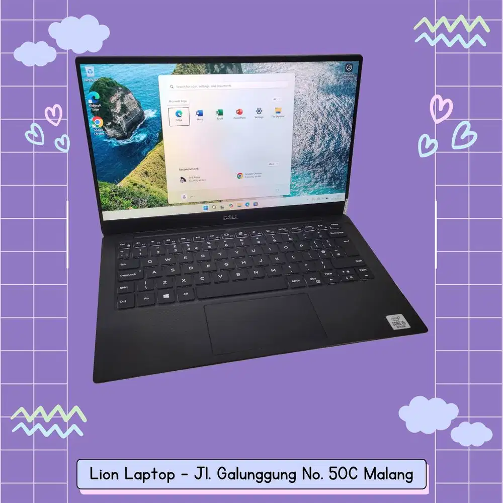 Slim & Ringan Core i5 gen 10 RAM 8 SSD 256 DELL XPS 13 7390 [24|08]
