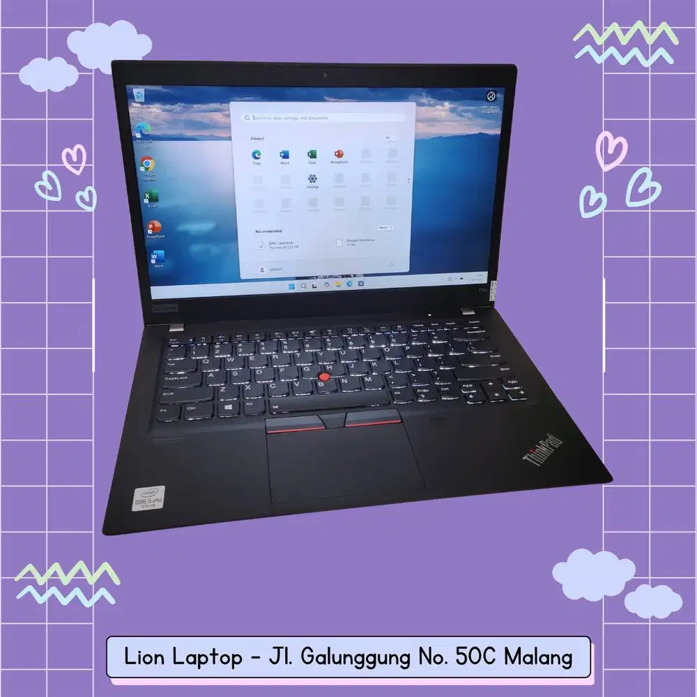 RAM 16GB Slim Core i5 Gen 10 SSD 256GB Lenovo Thinkpad T14s [24|08]