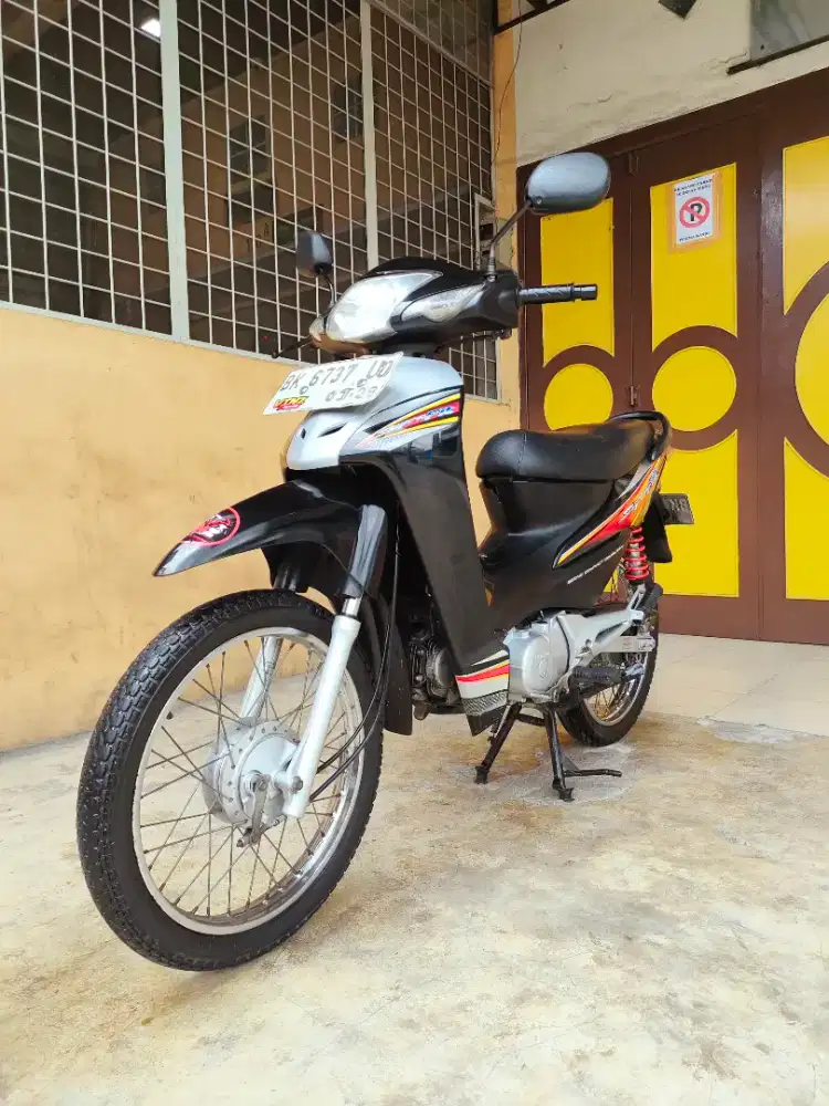 Honda Supra / Supra Fit 110 2006, Black Premium Metalic, Unit Mulus.