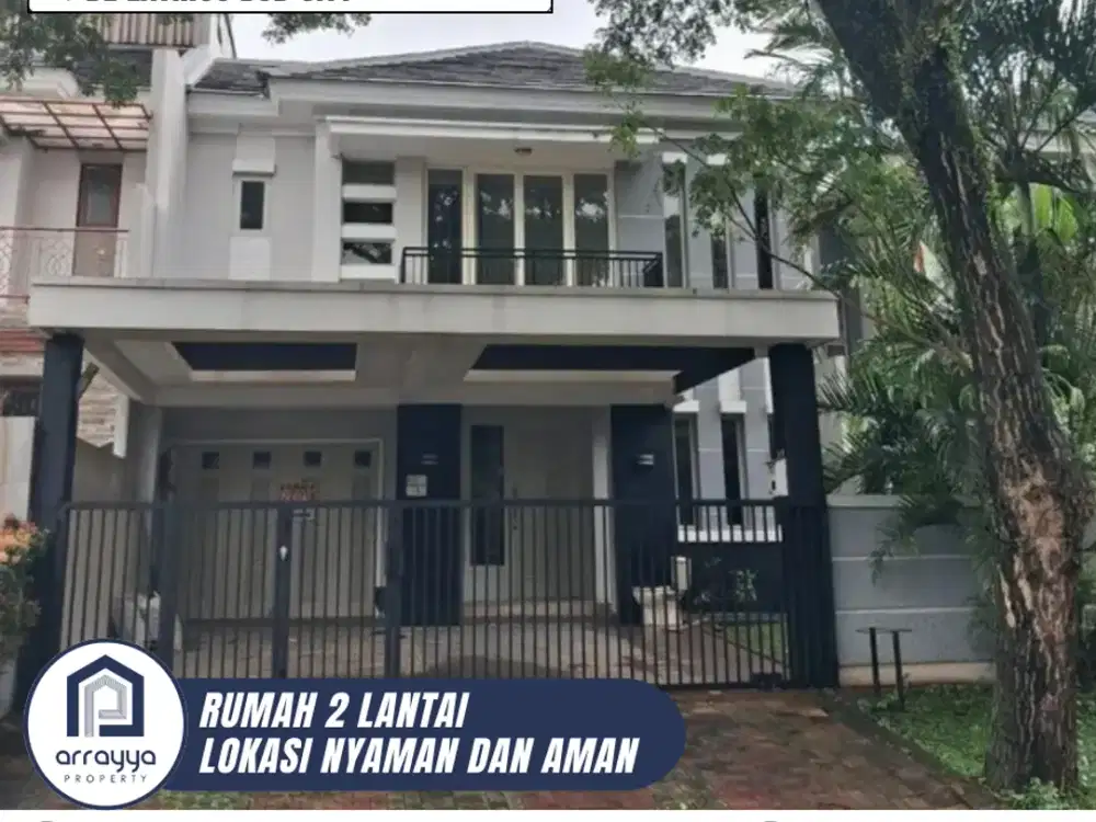 DIJUAL RUMAH CANTIK SIAP HUNI LOKASI NYAMAN DAN STRATEGIS DI DELATINOS BSD (ENB274)