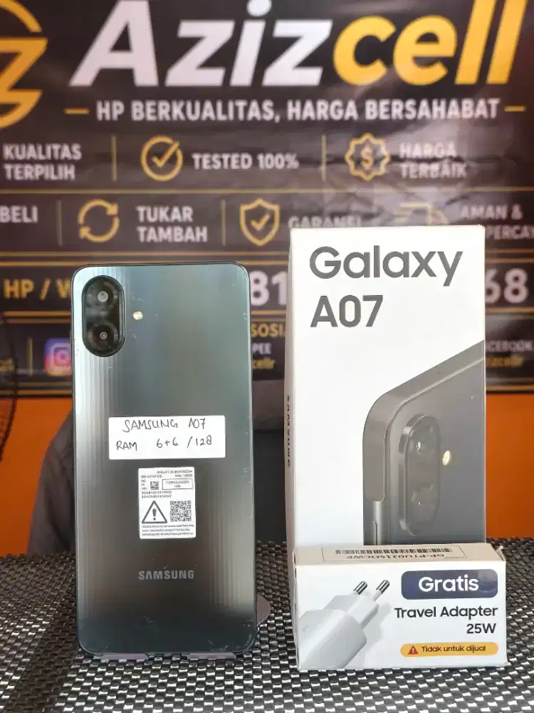 SAMSUNG A07 RAM 6+6/128
