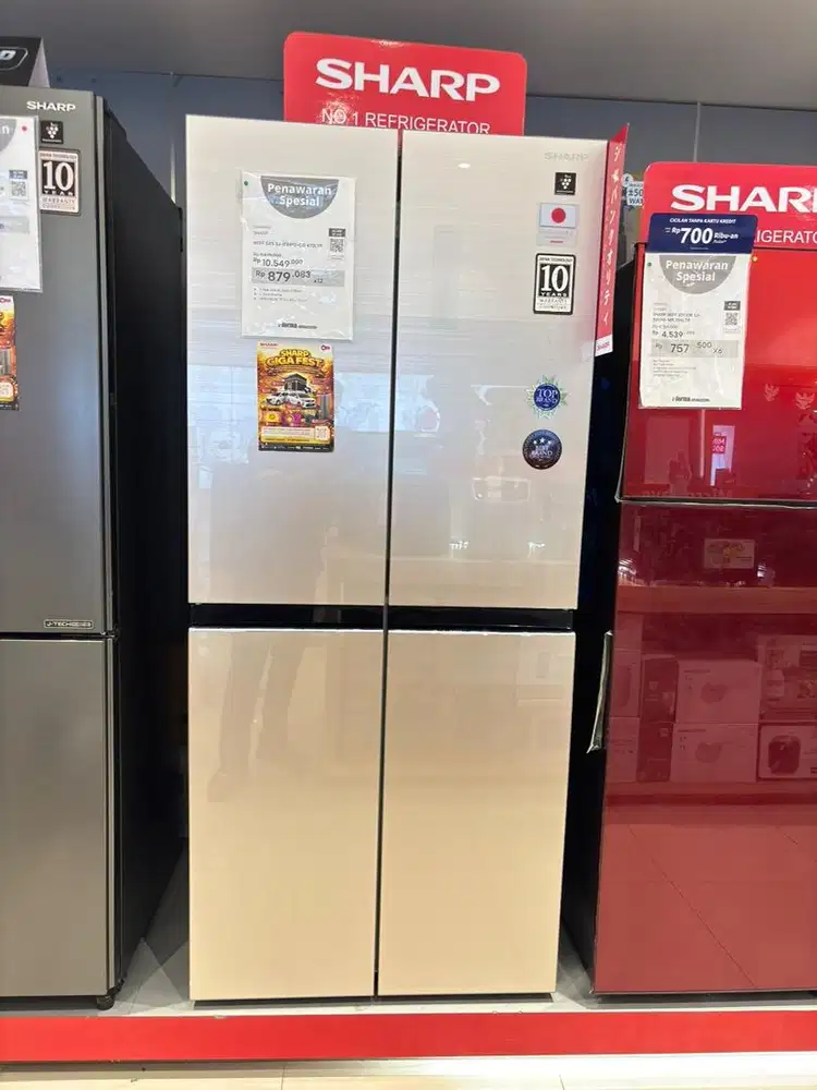 KULKAS SHARP 4 PINTU INVERTER