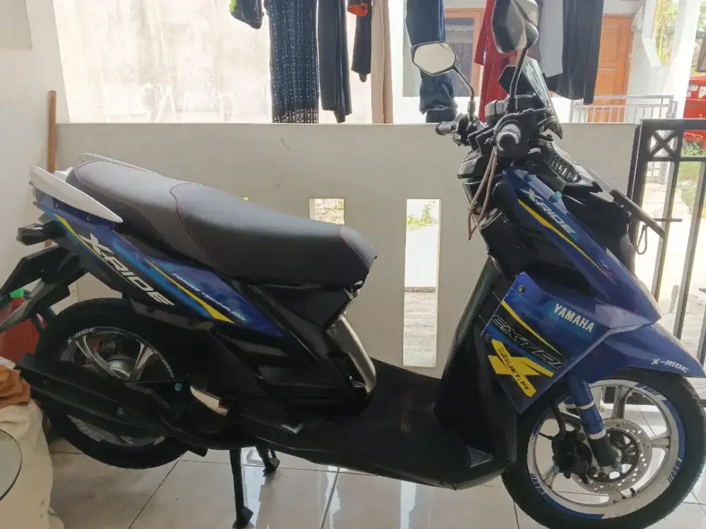 Yamaha X ride 2014 biru mulus kinclong