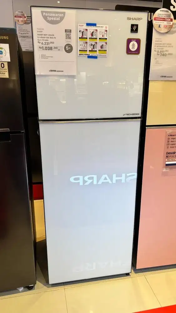 kulkas sharp 456GI-GW 352ltr