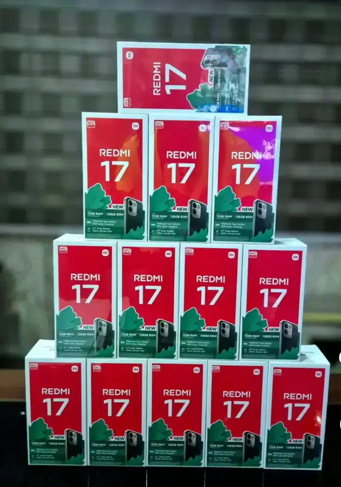 REDMI 17 Batrei 7500mAh, Spek Gaming NEW ARRIVAL