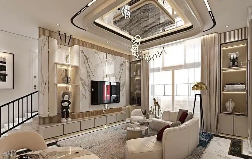 interior desain kitchen set kamar set wardrobe lemari backdrop tv