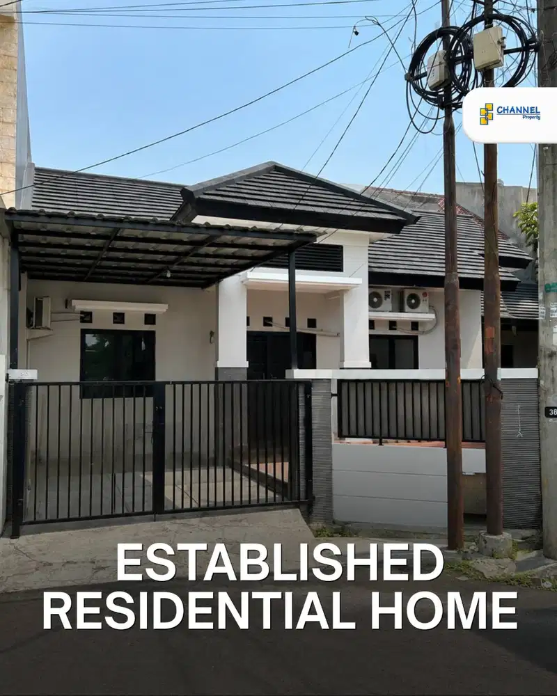 Jual Rumah Siap Huni 1 Lantai Dekat Pasmod BSD Nusaloka, Fl