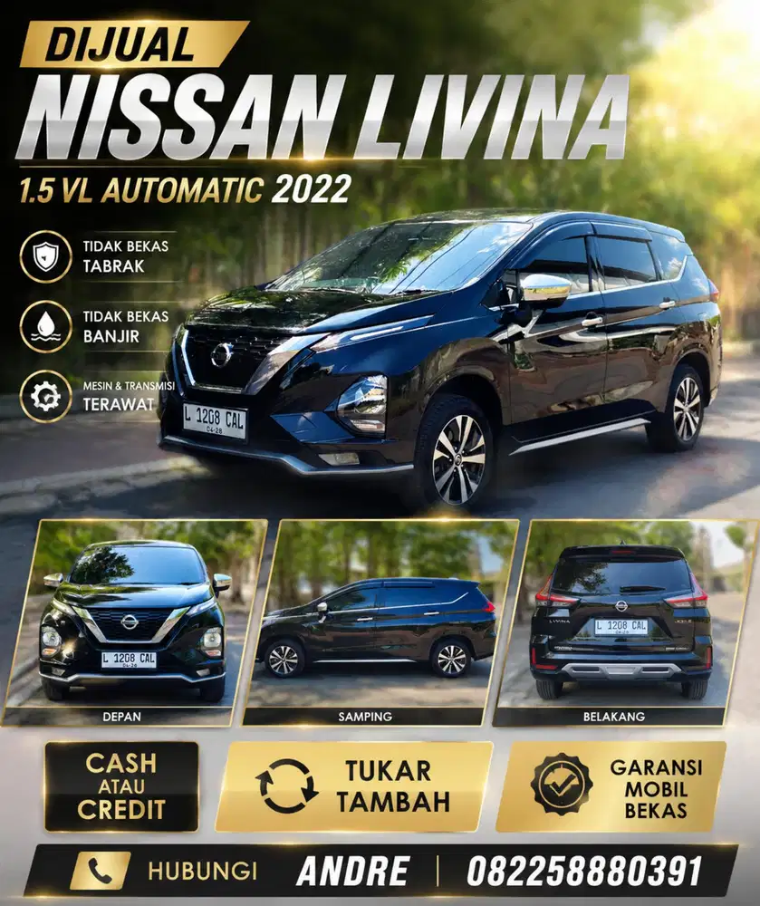 Nissan Livina 1.5 VL Automatic 2022