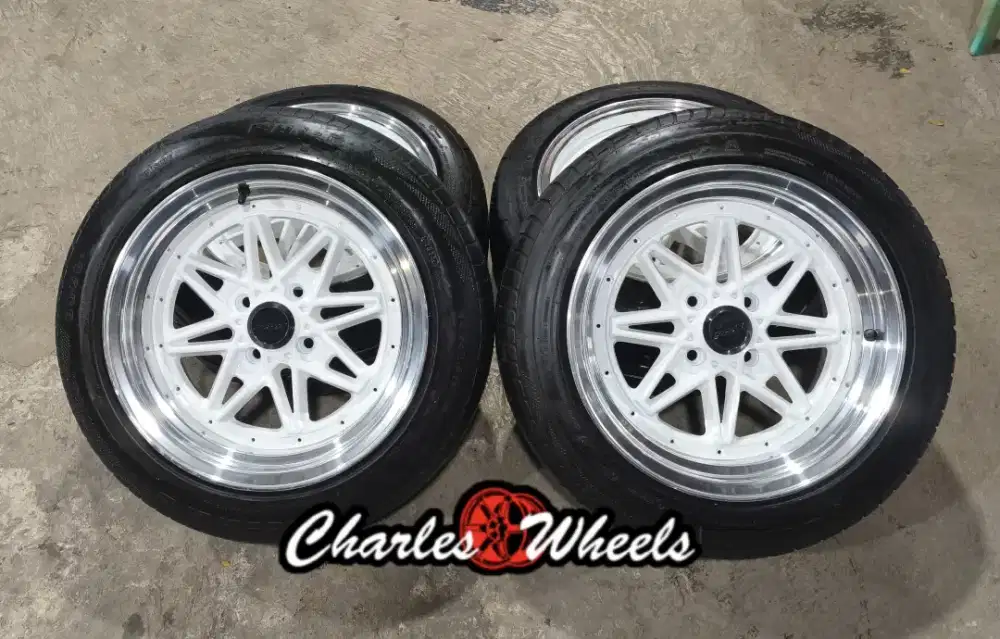 Jual velg zero r15 4x100 jazz yaris vios soluna altis dll