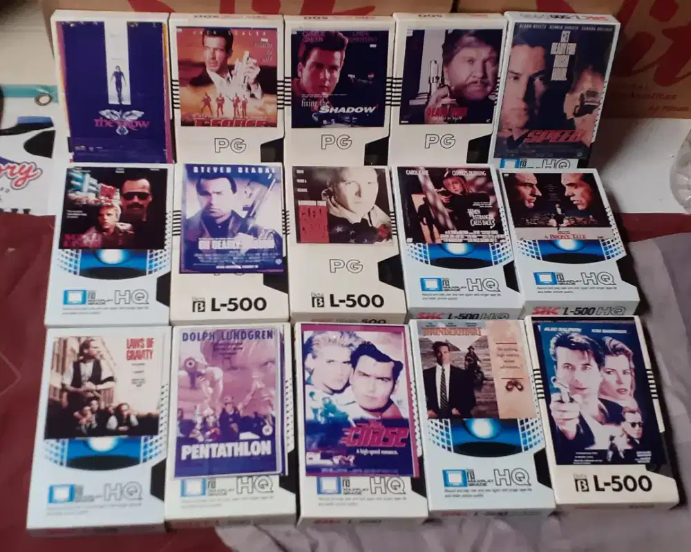 Cassette Video Film Betamax (15 pcs)