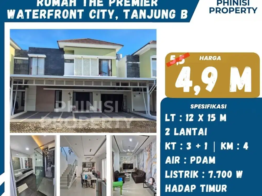 DIJUAL Rumah Full Furnish dan Interior di Premier Tanjung Bunga