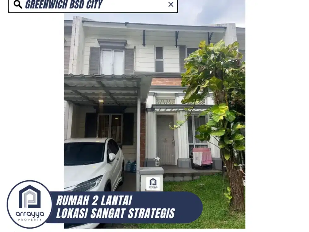 DIJUAL RUMAH CANTIK SIAP HUNI LINGKUNGAN ASRI DI GREENWICH BSD (DMB59)