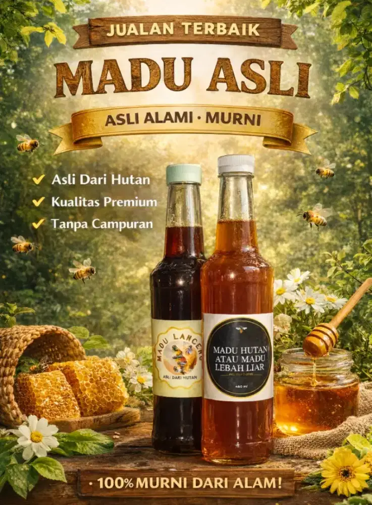 Madu hitam & madu lanceng