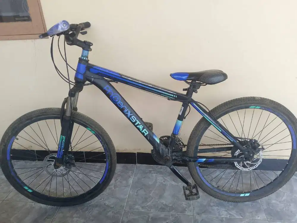 DIJUAL CEPAT: Sepeda MTB Phoenix Star ukuran 26 inci. Kondisi 85%