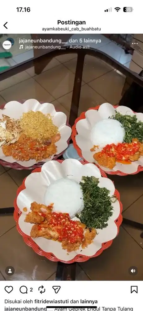 LOKER ayam geprek BUBAT