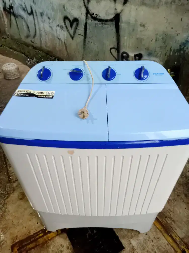 Jual mesin cuci 2 tabung normal semua