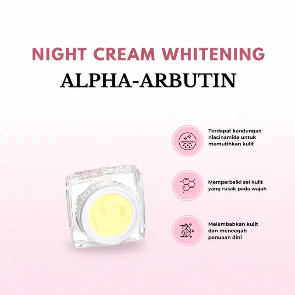 Night Cream With Alpha Arbutin 10 GR