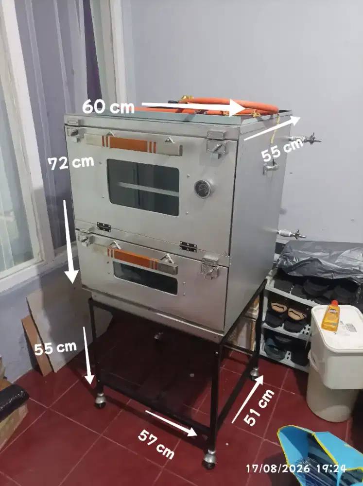 Oven Gas 2 Tungku