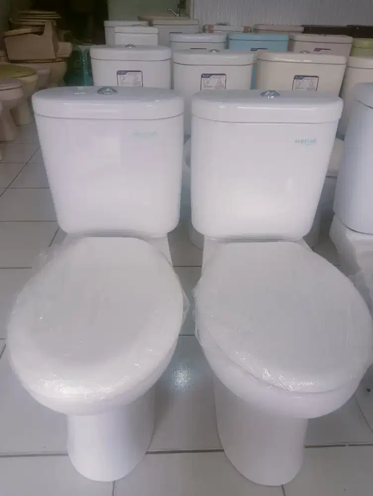 kloset duduk Toto type cw421jp lengkap tinggal pasang